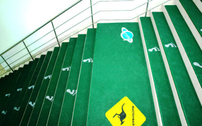 Резиновое покрытие для лестниц и ступеней