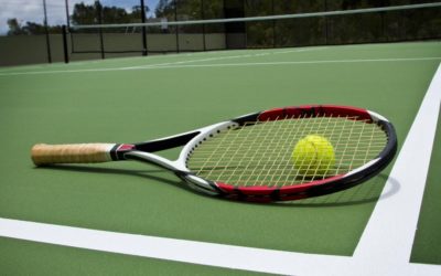Резиновое покрытие для теннисного корта